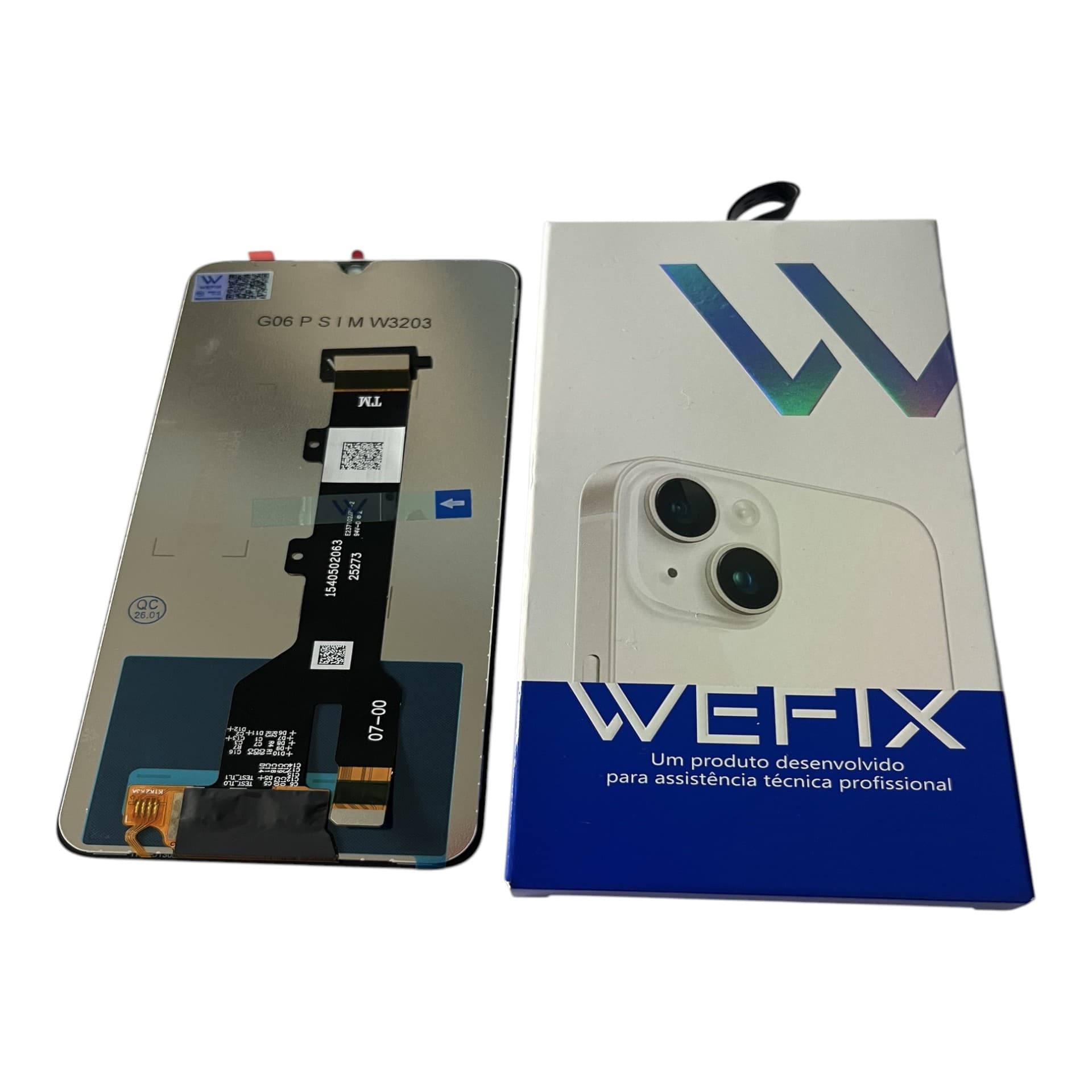 FRONTAL TELA MOTOROLA G06 IPS LCD SEM ARO WEFIX