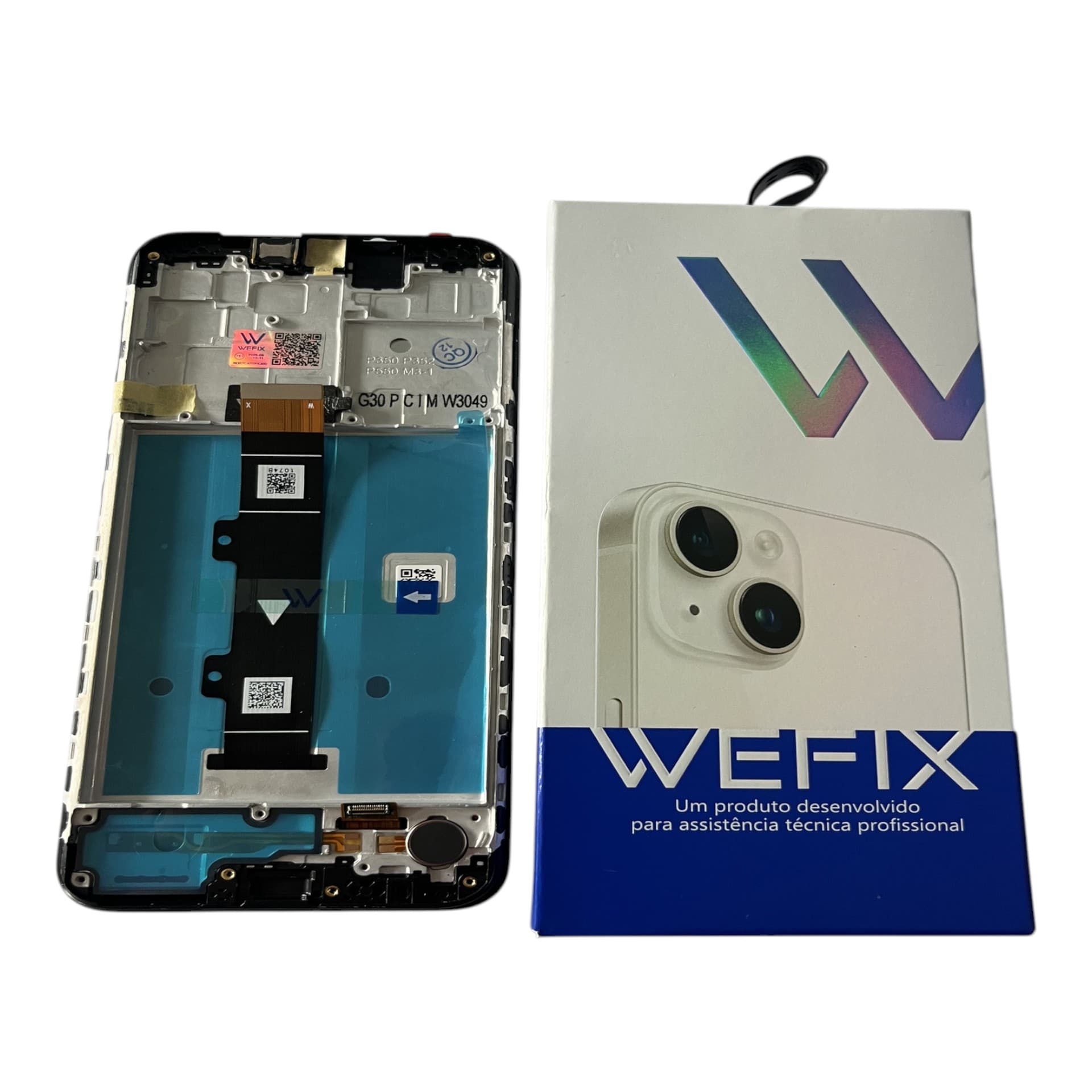 FRONTAL TELA MOTOROLA G10 / G30 IPS LCD COM ARO WEFIX