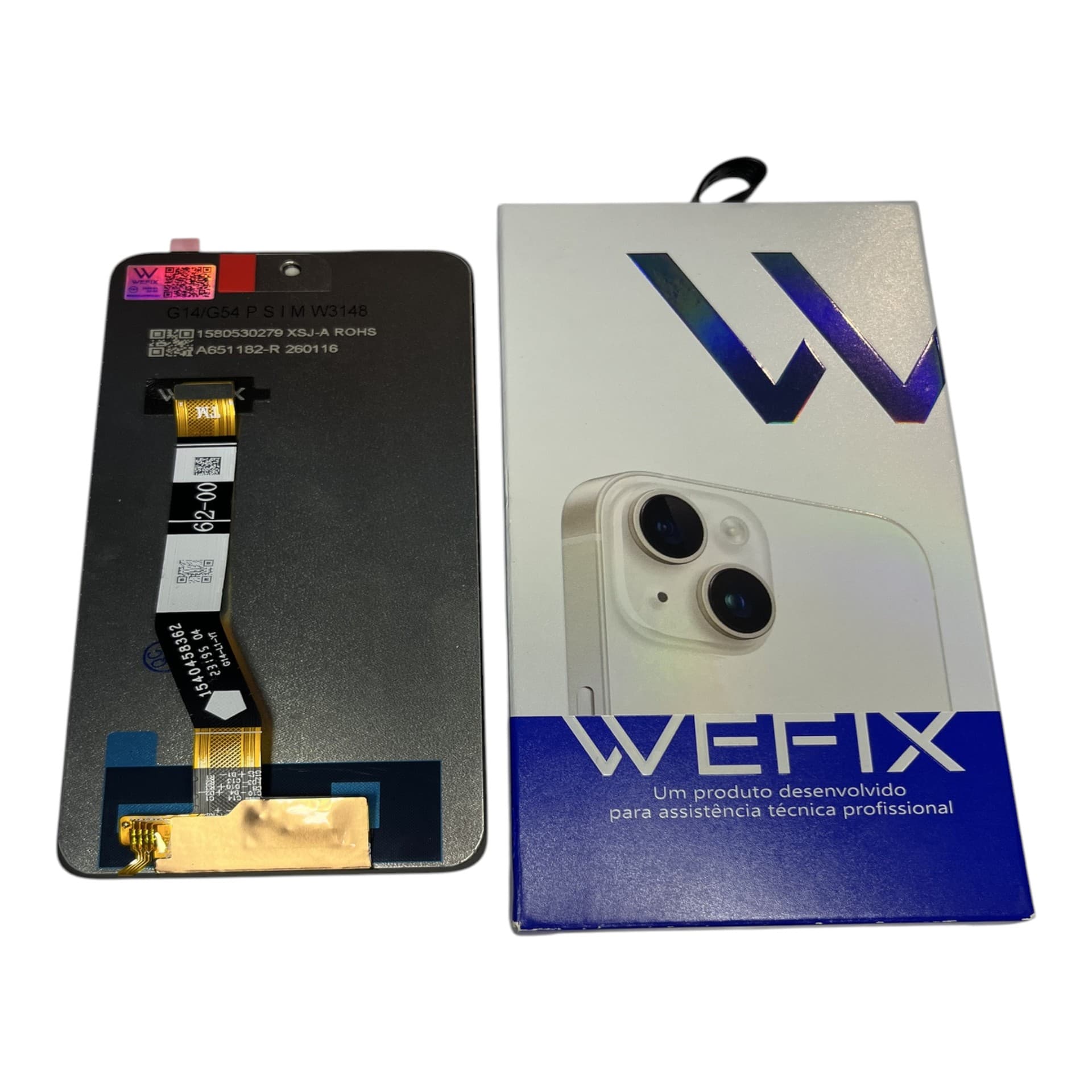FRONTAL TELA MOTOROLA G14 / G54 IPS LCD SEM ARO WEFIX