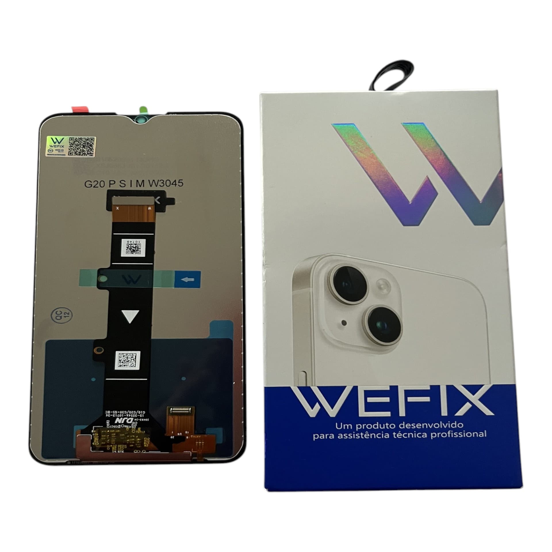 FRONTAL TELA MOTOROLA G20 IPS LCD SEM ARO WEFIX