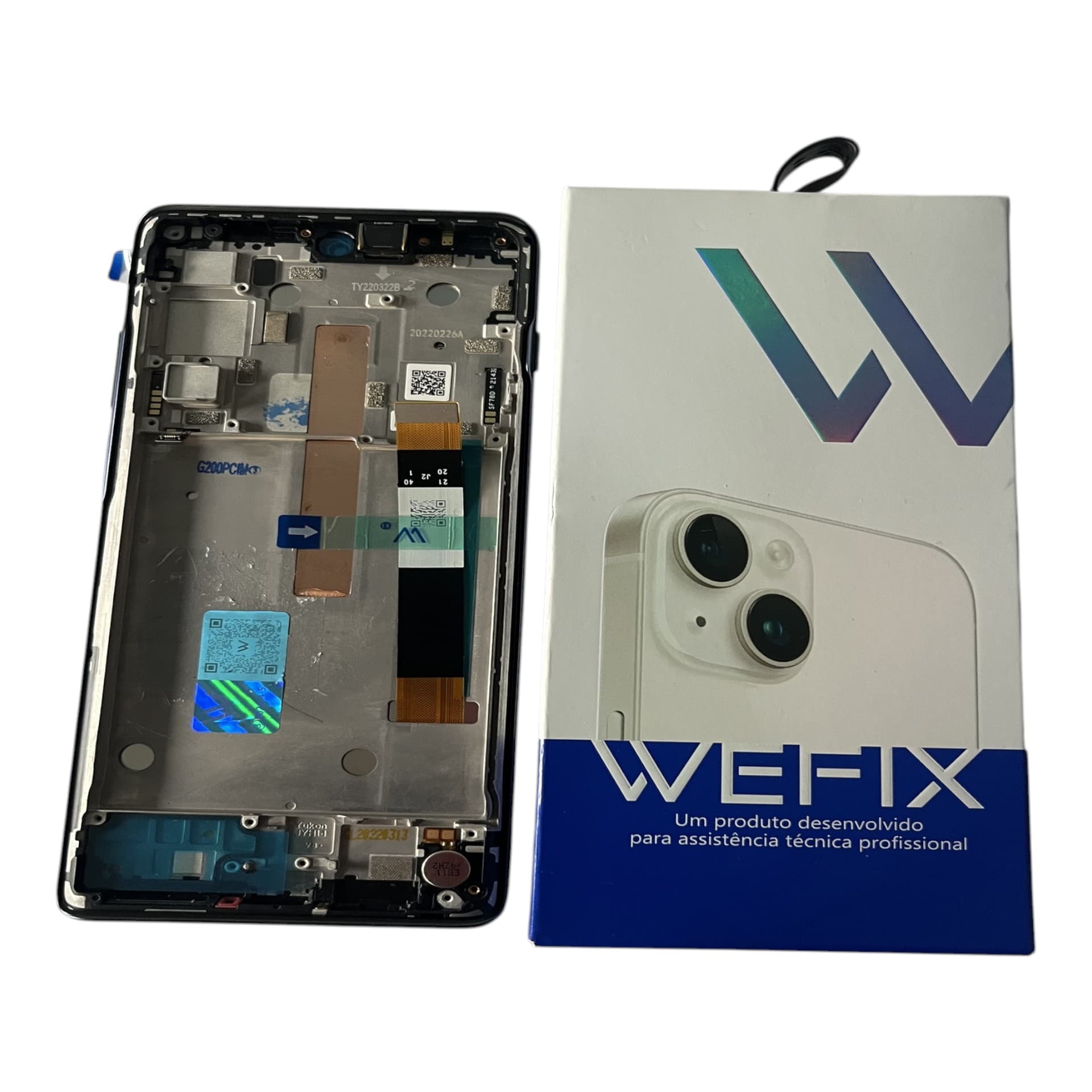 FRONTAL TELA MOTOROLA G200 IPS LCD COM ARO WEFIX