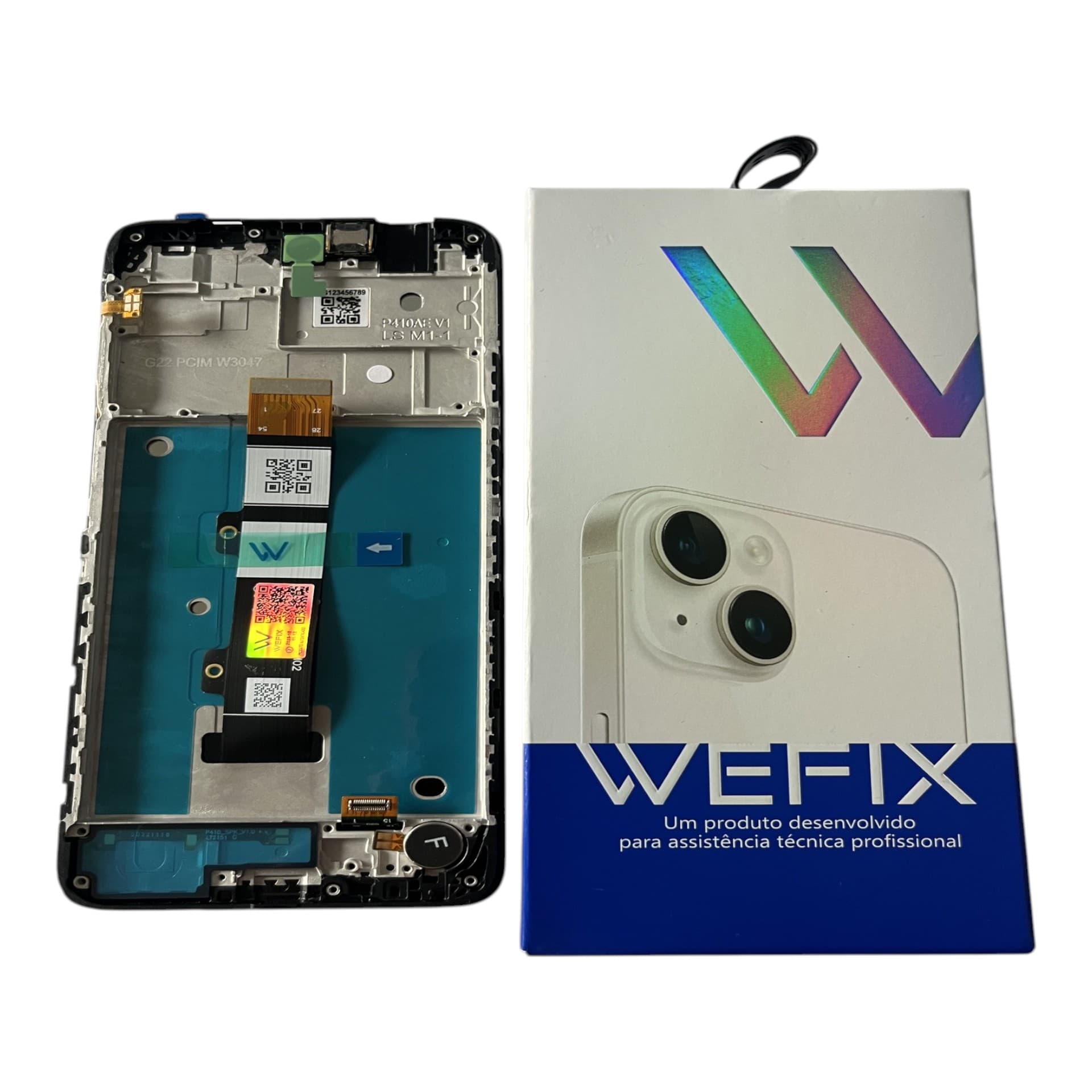 FRONTAL TELA MOTOROLA G22 IPS LCD COM ARO WEFIX