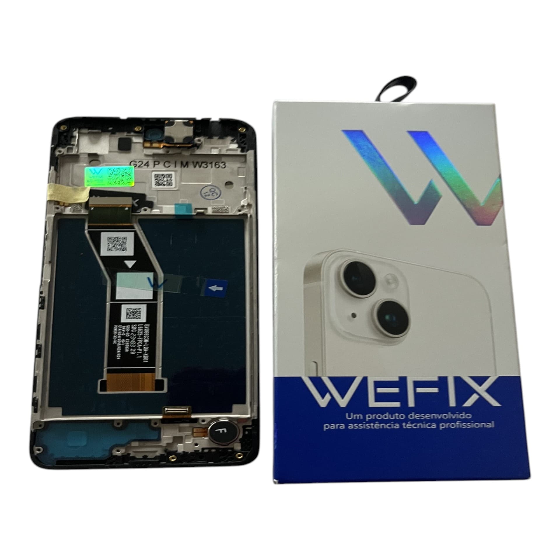 FRONTAL TELA MOTOROLA G24/G24 POWER IPS LCD COM ARO WEFIX