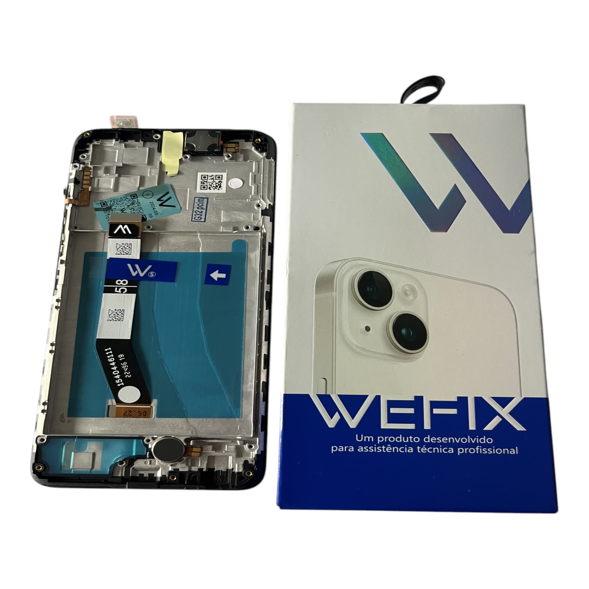 FRONTAL TELA MOTOROLA G32 IPS LCD COM ARO WEFIX