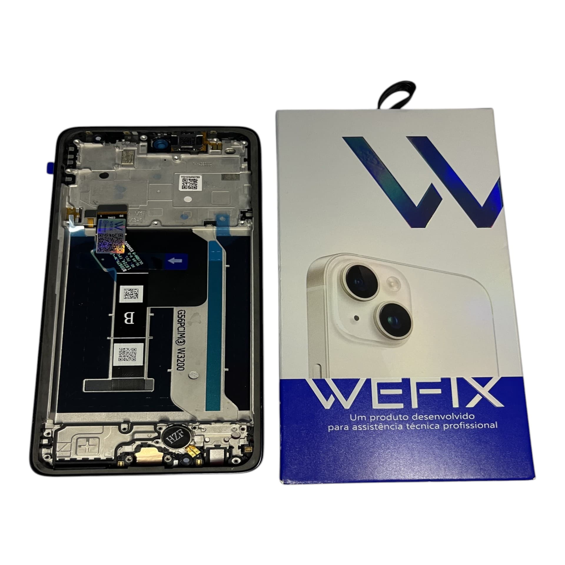 FRONTAL TELA MOTOROLA G56 IPS LCD COM ARO WEFIX