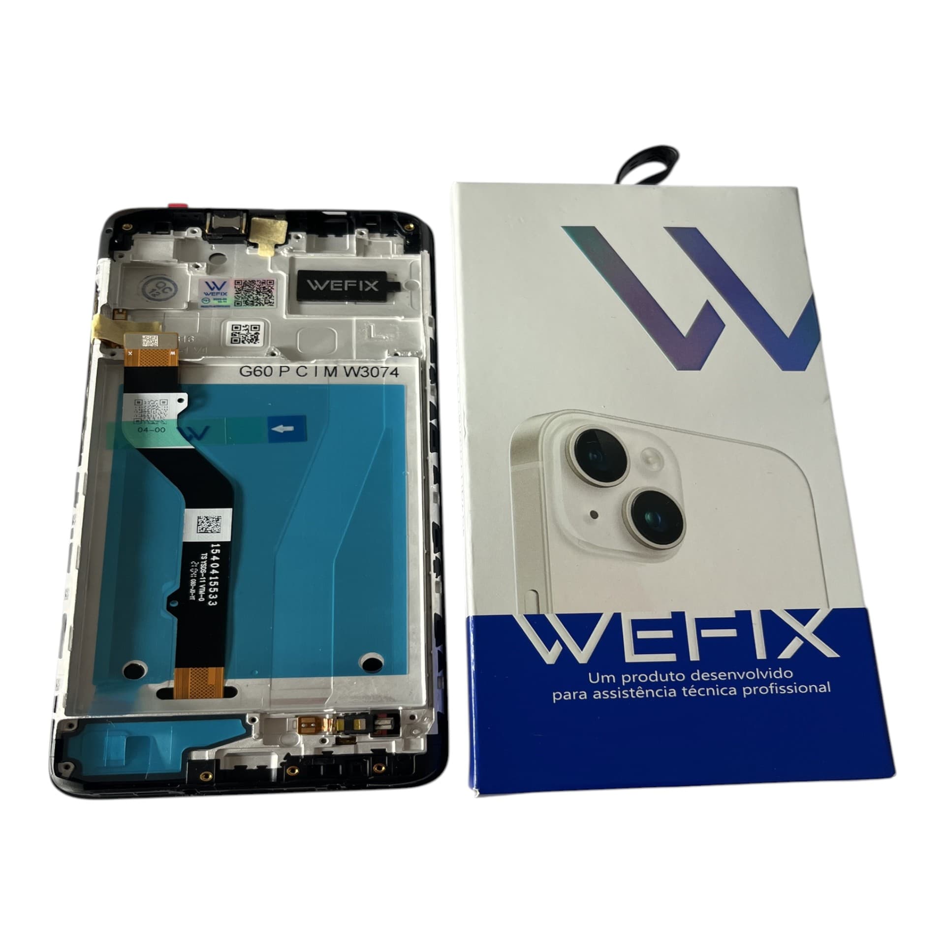 FRONTAL TELA MOTOROLA G60 IPS LCD COM ARO WEFIX