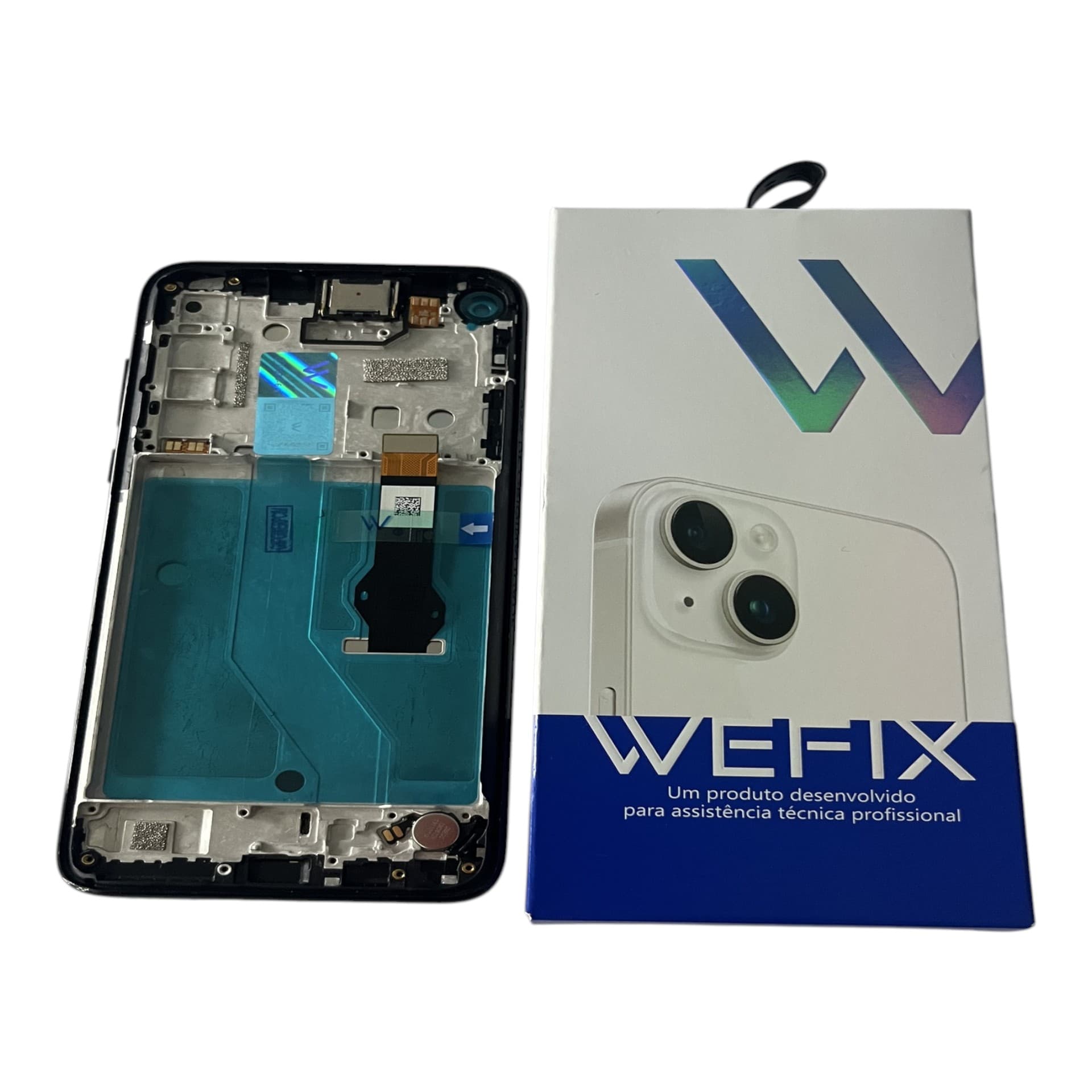 FRONTAL TELA MOTOROLA G8 POWER IPS LCD COM ARO WEFIX