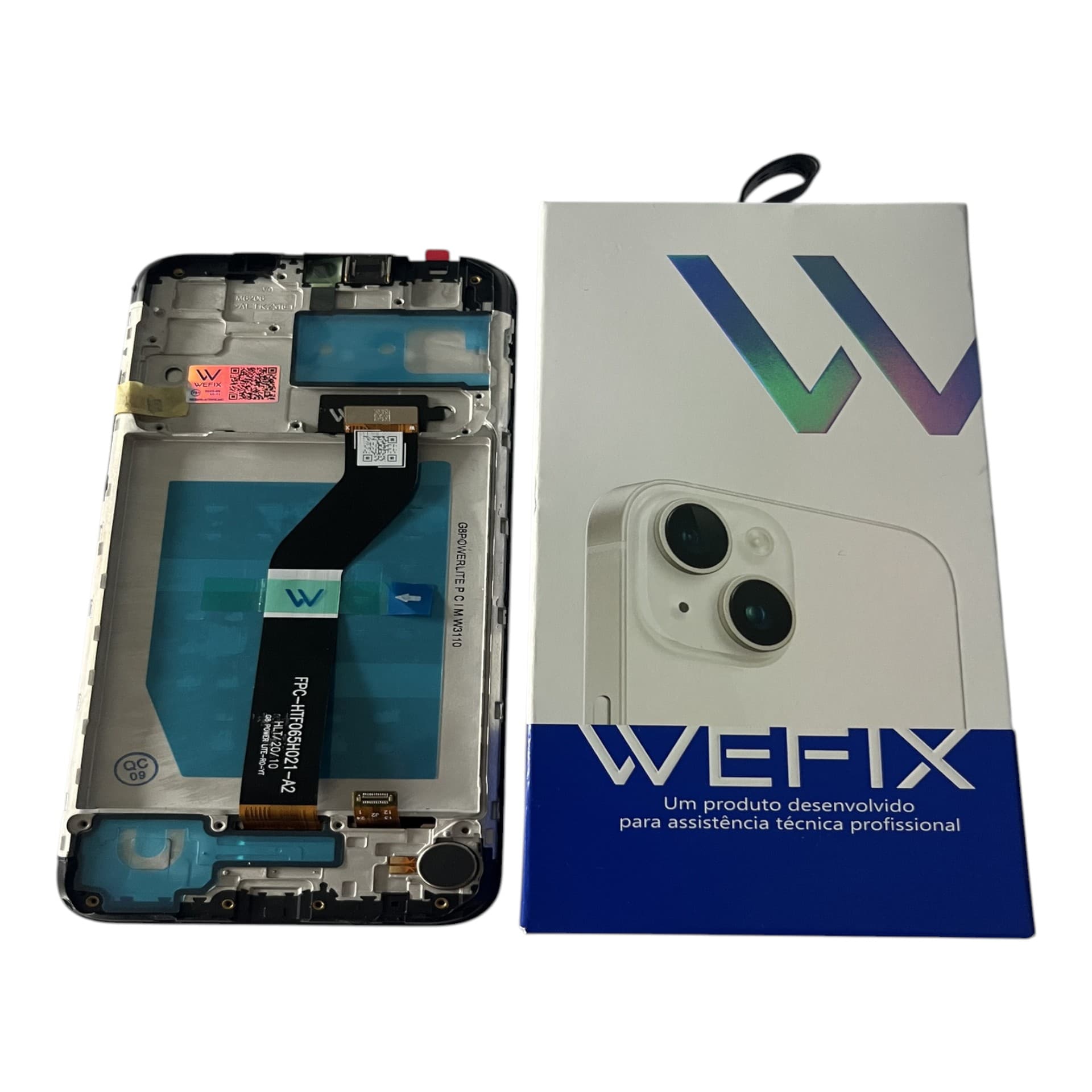 FRONTAL TELA MOTOROLA G8 POWER LITE IPS LCD COM ARO WEFIX