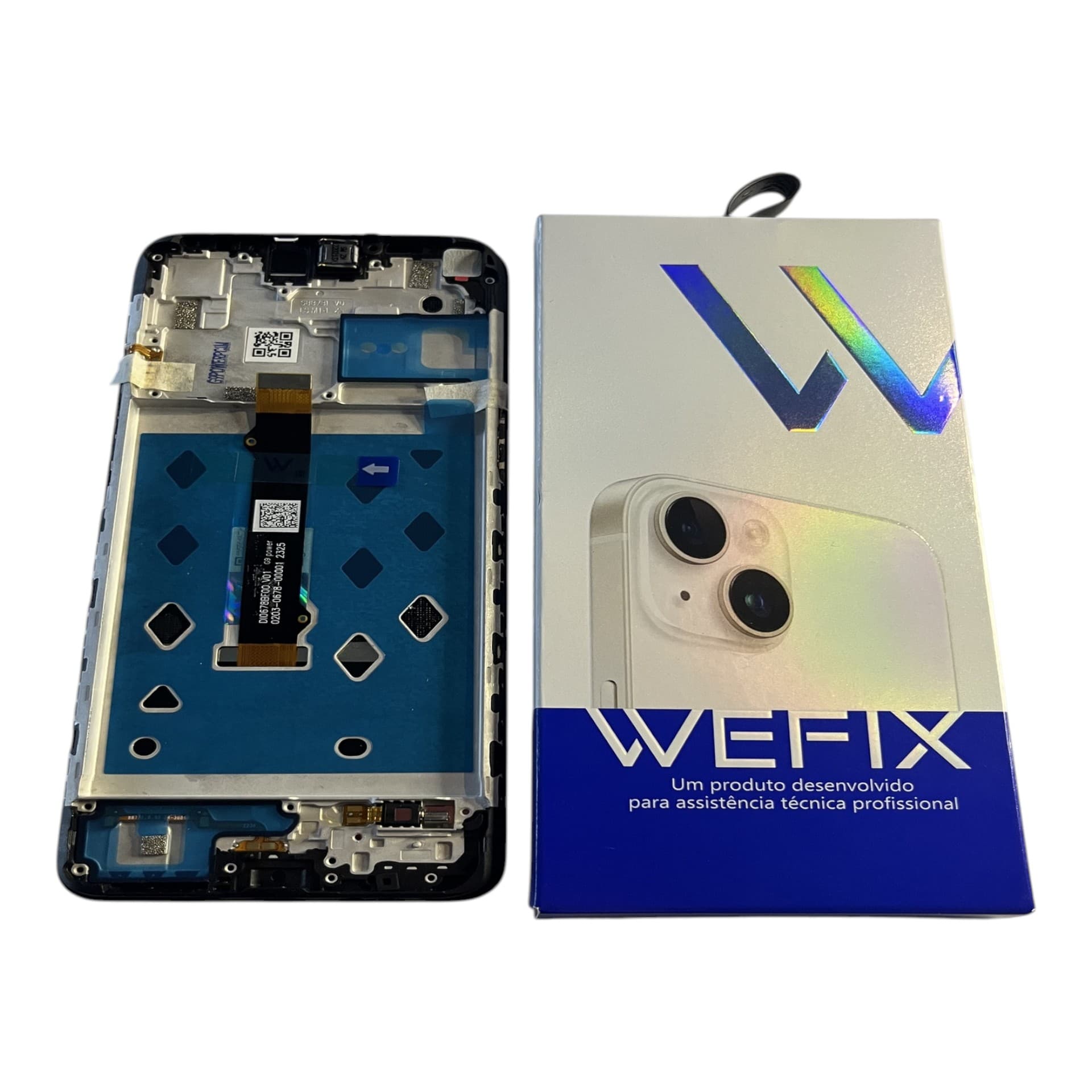 FRONTAL TELA MOTOROLA G9 POWER IPS LCD COM ARO WEFIX