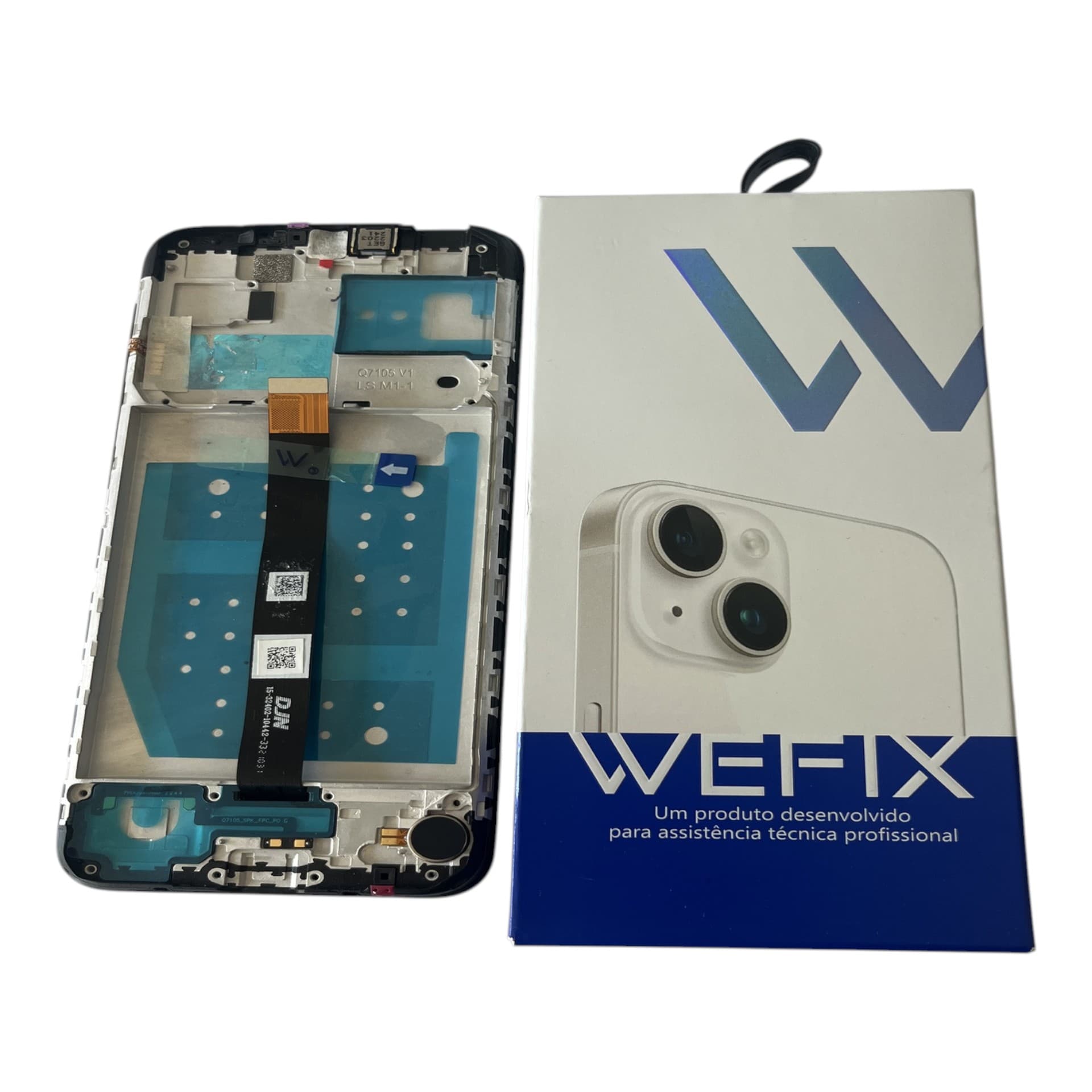 FRONTAL TELA MOTOROLA ONE FUSION IPS LCD COM ARO WEFIX