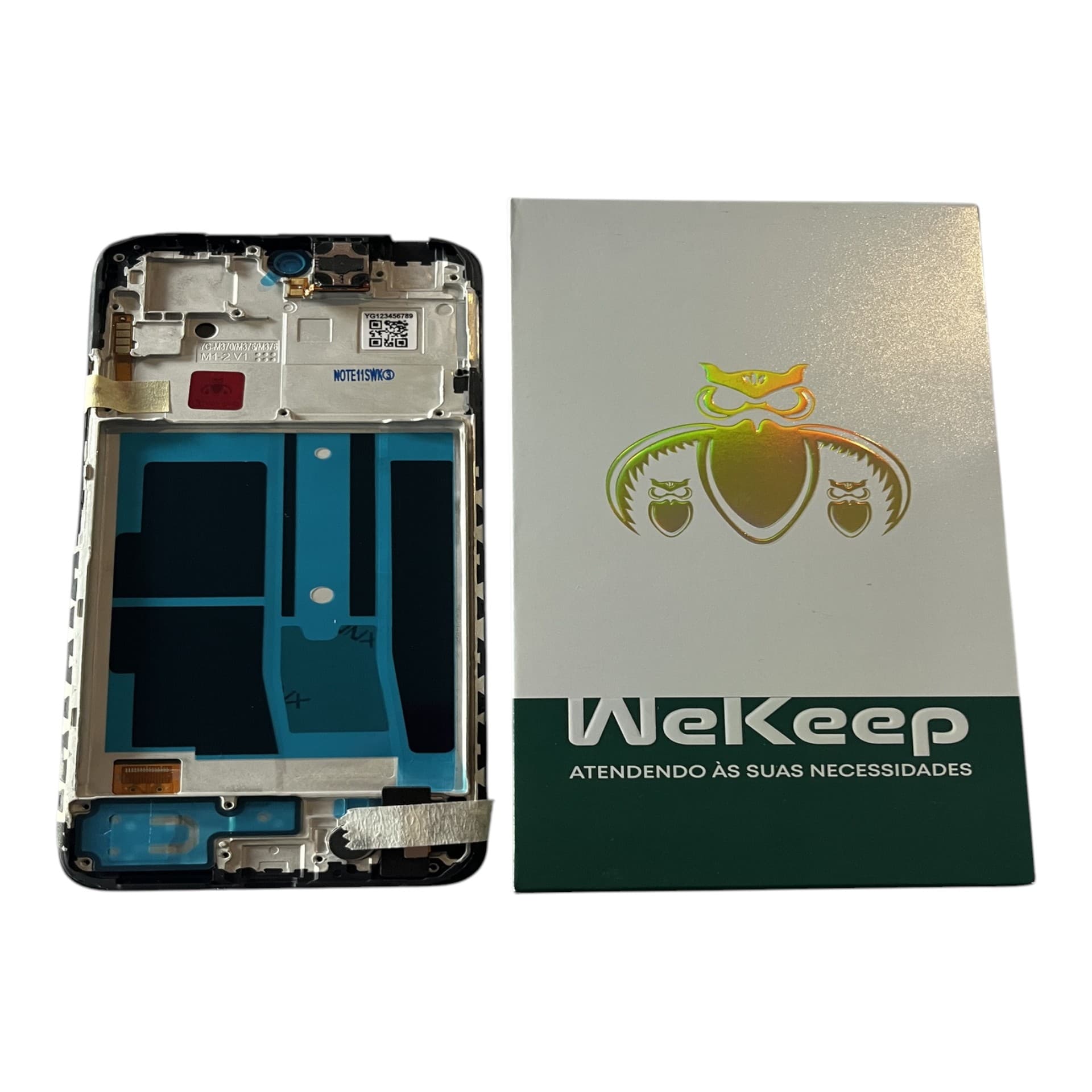 FRONTAL TELA XIAOMI NOTE 11S / NOTE 12S / POCO M4 PRO OLED  VIVID COM ARO WEKEEP
