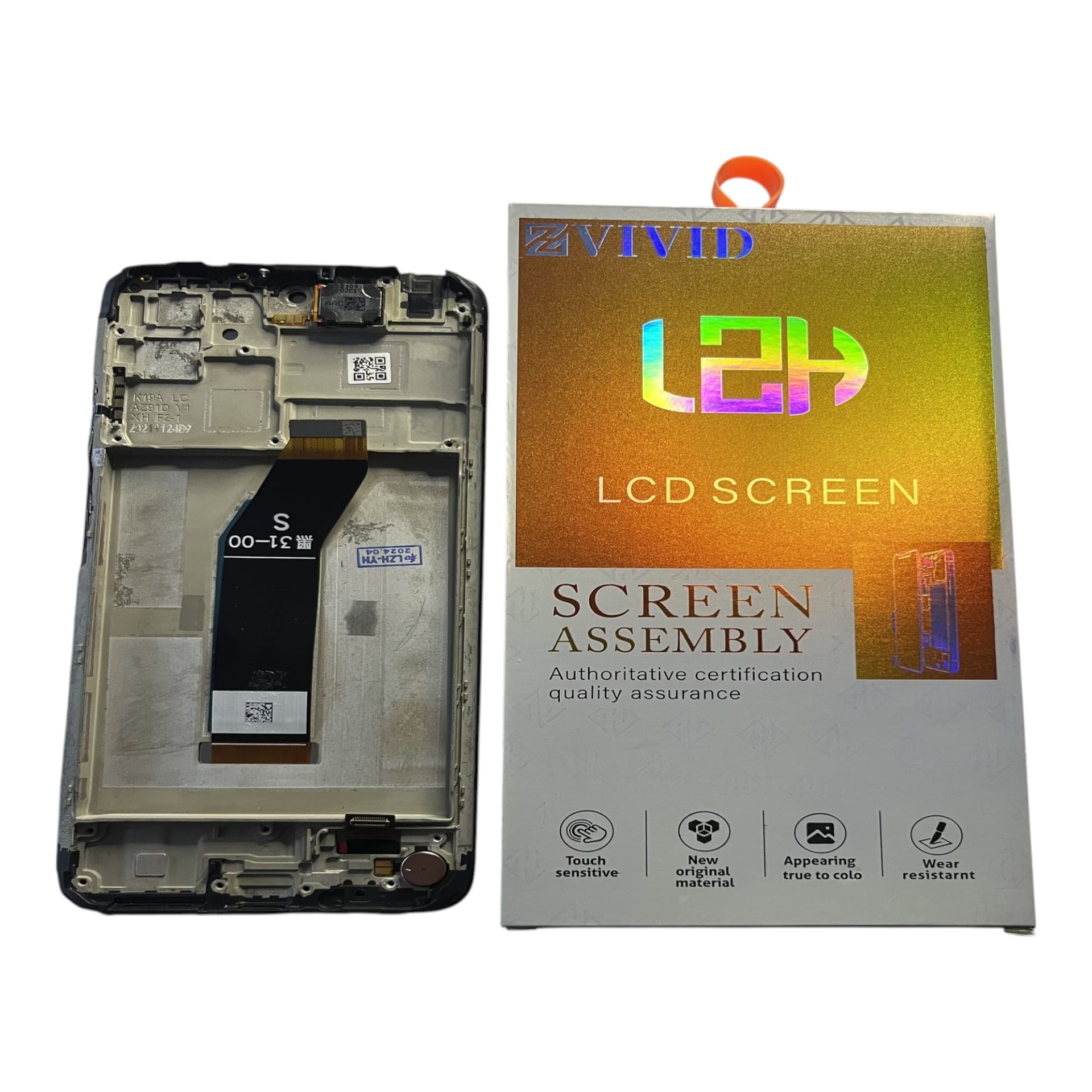 FRONTAL TELA XIAOMI REDMI 10 IPS LCD COM ARO LZH