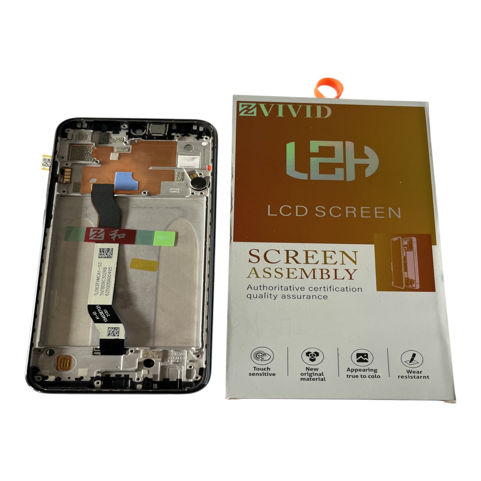 FRONTAL TELA XIAOMI NOTE 8T IPS LCD COM ARO LZH