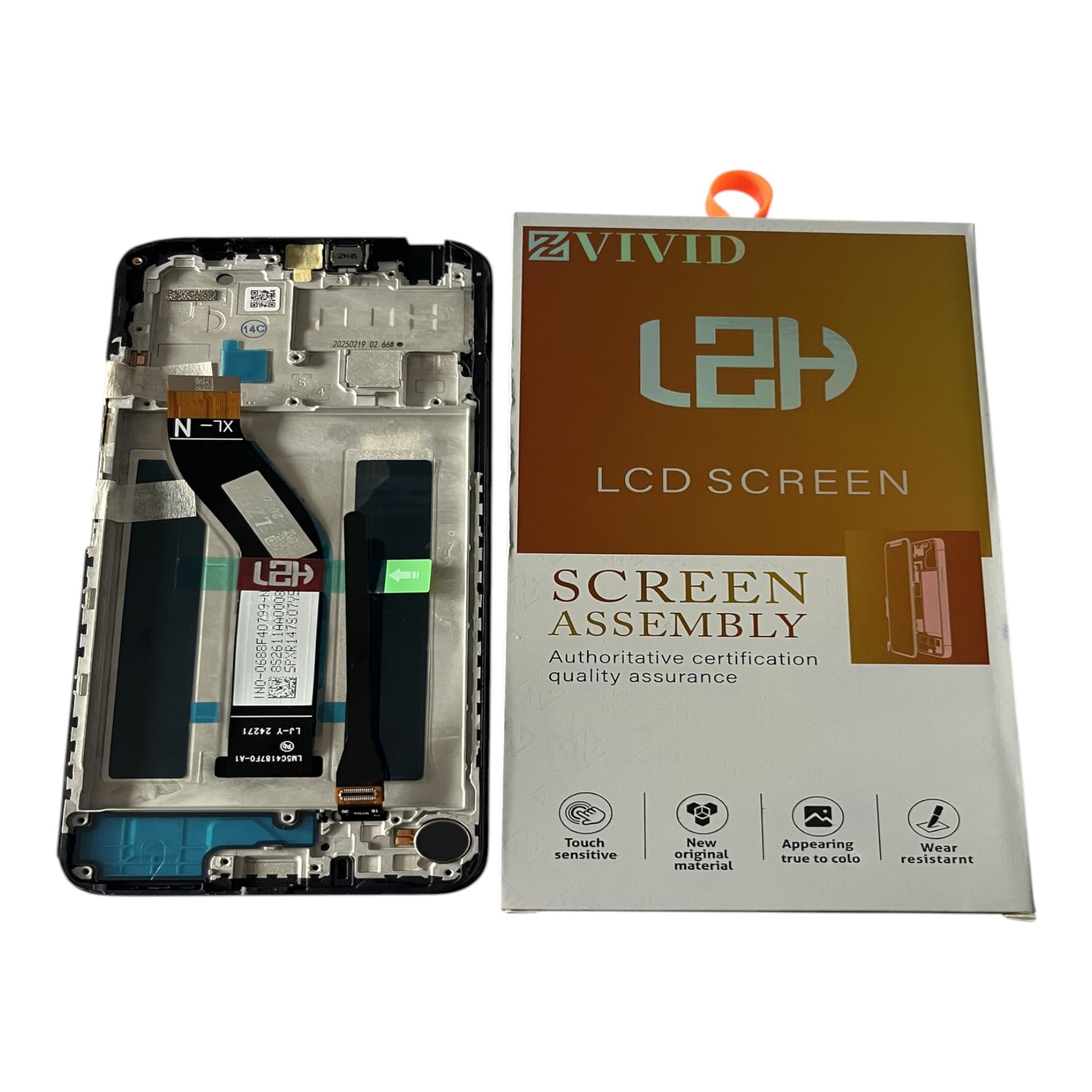 FRONTAL TELA XIAOMI REDMI 14C/ POCO C75 IPS LCD COM ARO LZH