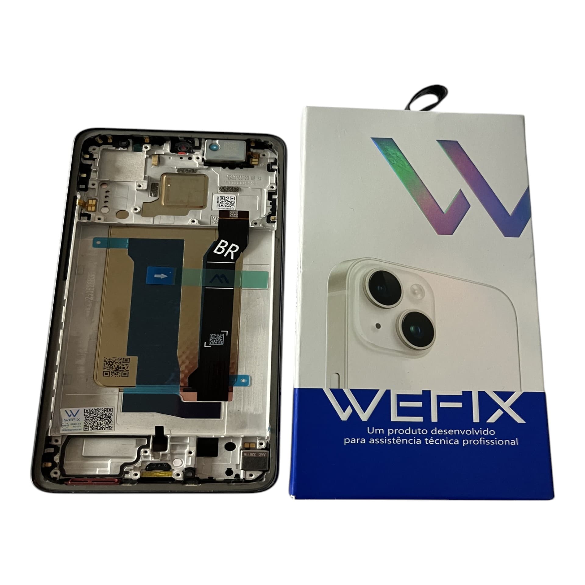 FRONTAL TELA XIAOMI POCO X7 PRO AMOLED COM ARO WEFIX