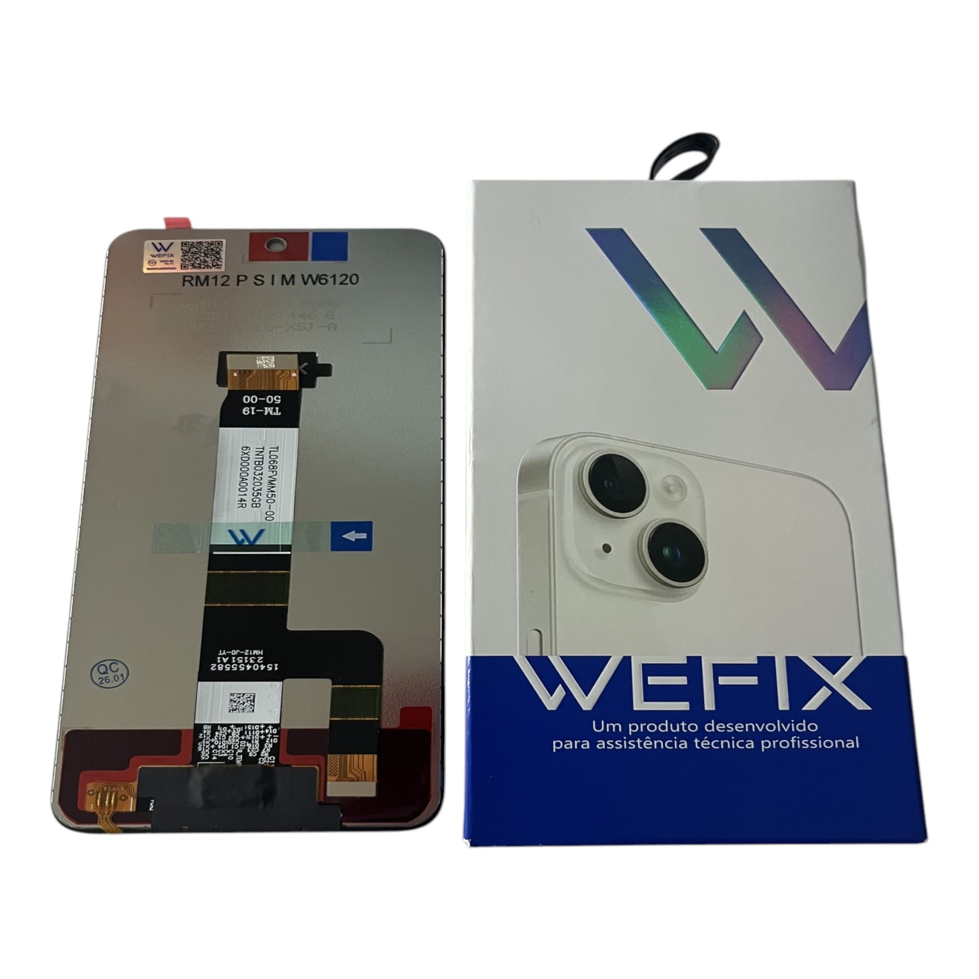 FRONTAL TELA XIAOMI REDMI 12 / REDMI 13 / POCO M6/ M6 PRO 5G IPS LCD SEM ARO WEFIX