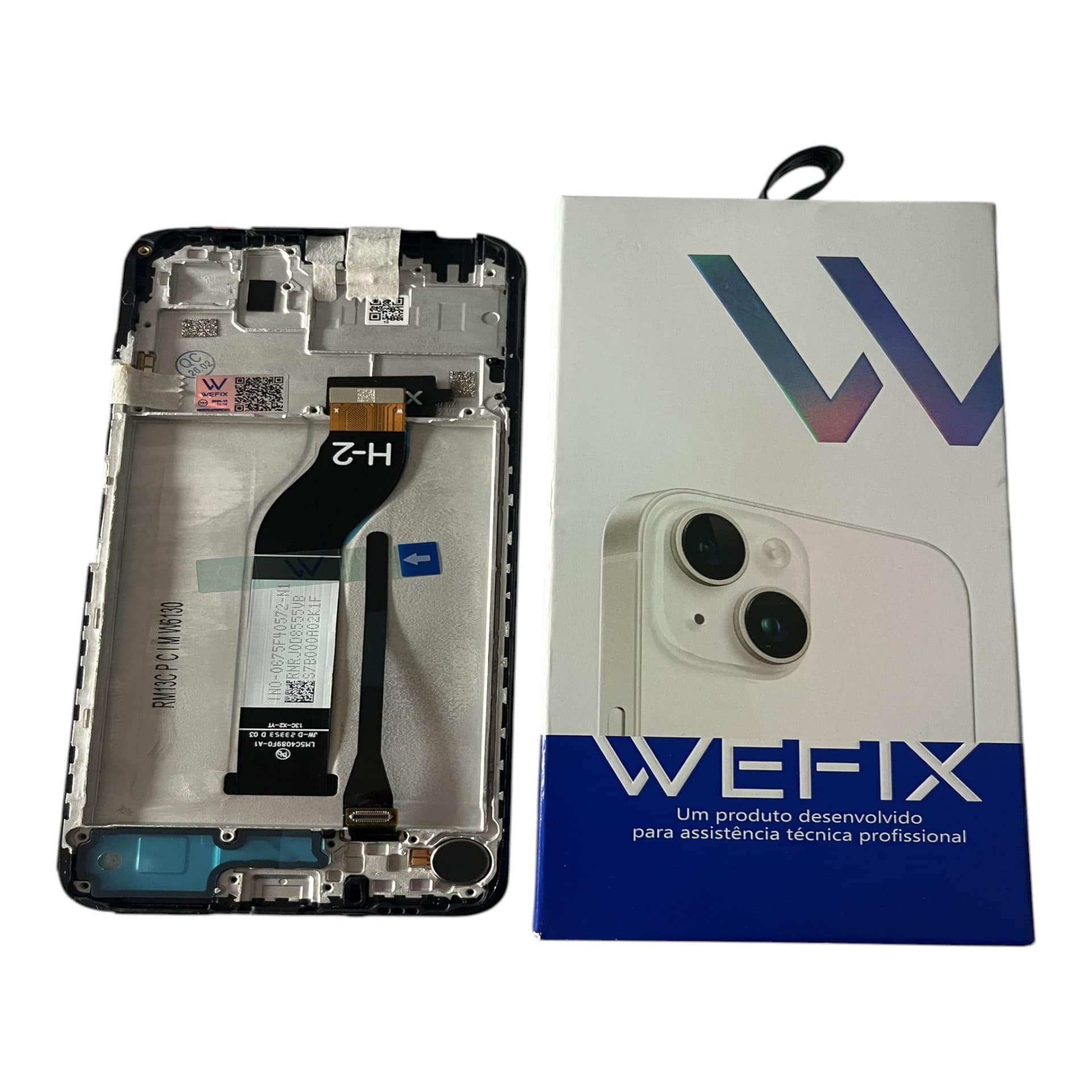FRONTAL TELA XIAOMI REDMI 13C / POCO C65 IPS LCD COM ARO WEFIX (EM FALTA)