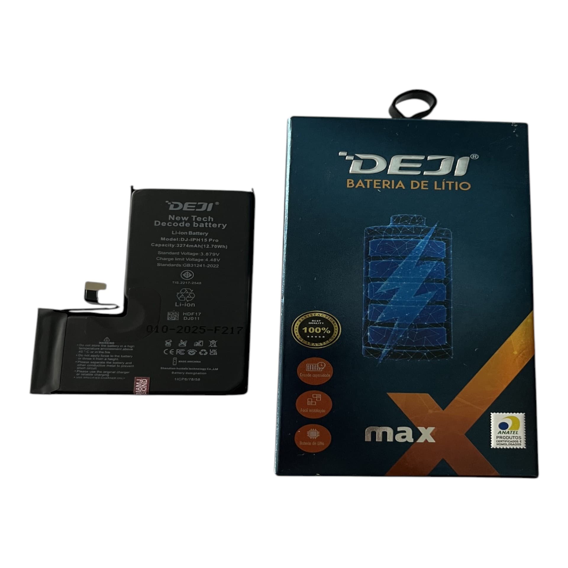 BATERIA IPHONE 15 PRO DEJI DECODE