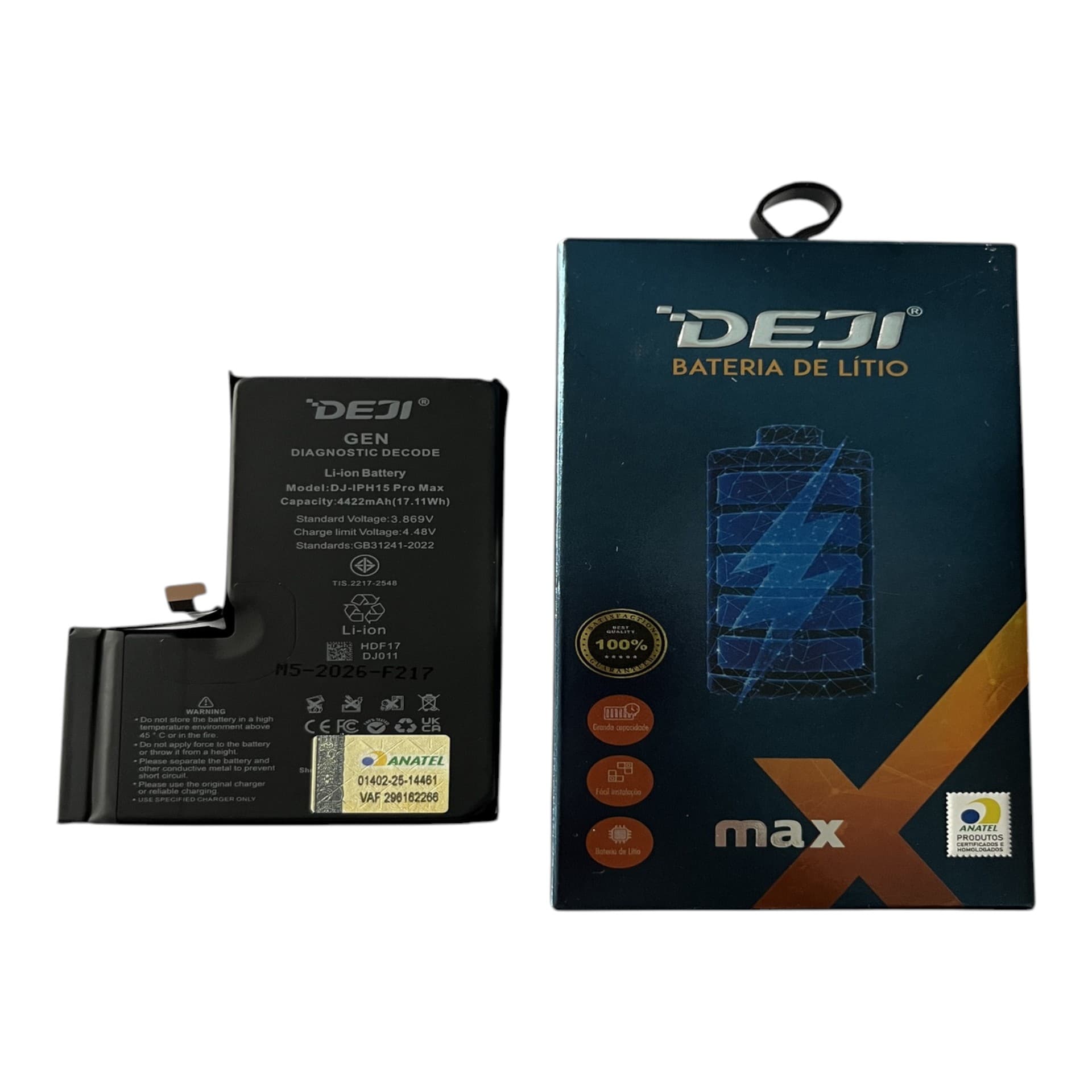 BATERIA IPHONE 15 PRO MAX DEJI DECODE