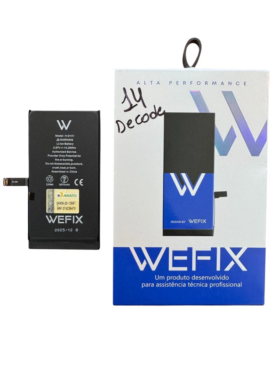 BATERIA IPHONE 14 DECODE WEFIX